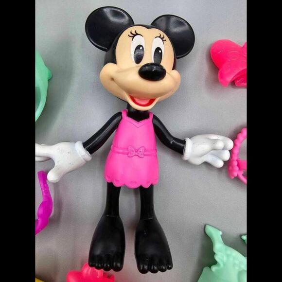 Disney Minnie Mouse Fashion Doll 5" &  Clip on Accessories - Picture 6 of 8